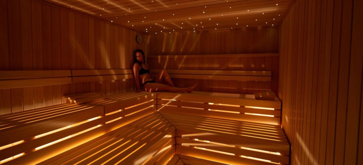 Sauna at Monart Spa Poundbury in Dorchester