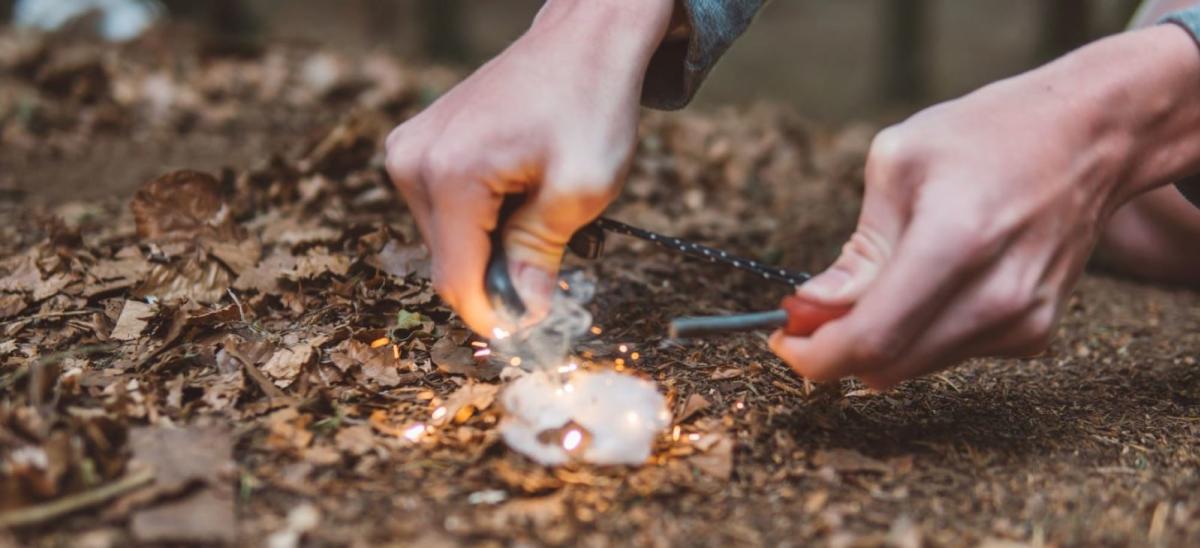 Bushcraft and firelighting with Cumulus Outdoors