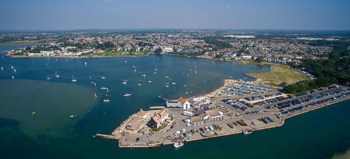 Mudeford Quay and Christchurch Harbour in Dorset