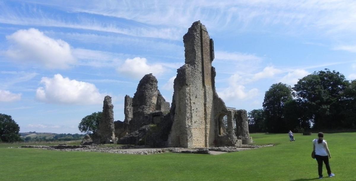 English Heritage's Sherborne Old Castle in Dorset